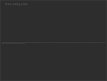 Tablet Screenshot of free-hairy.com